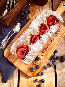  LOAF DE ARÁNDANOS Y ROSAS