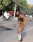 Man Sets Himself On Fire, Runs Through Busy Streets (Graphic Photos)