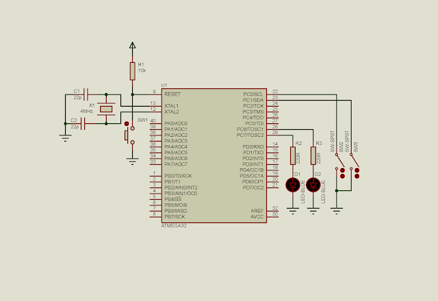 Using timer 0 of ATMega32 to detect long pressed buttons