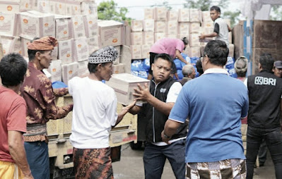 BRI Peduli Sebarkan Kebahagiaan Nyepi di Tabanan dengan 1.000 Paket Sembako