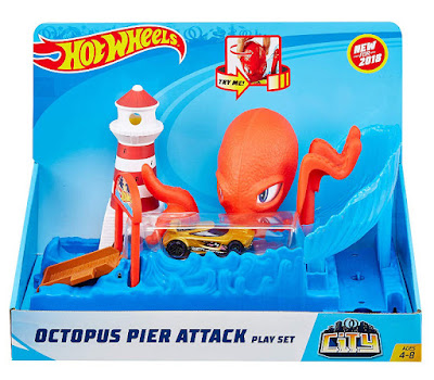 HOT WHEELS El ataque del pulpo : Pista de coches  Octopus Pier Attack  Producto Oficial 2018 | Mattel FNP61 | A partir de 4-8 años  COMPRAR JUGUETE