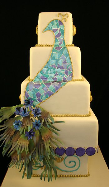 Peacock Wedding Cakes