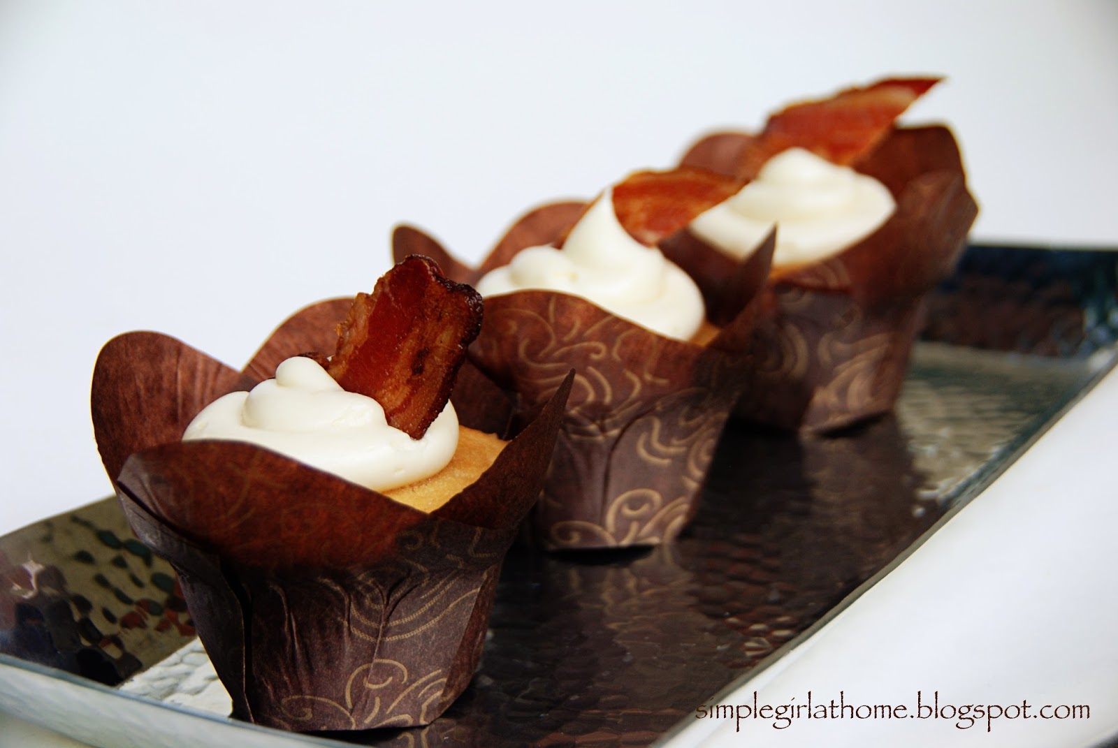 Bacon Cupcakes With Maple Frosting