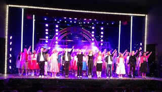 Dundee Schools' Music Theatre perform the finale of Grease: The musical