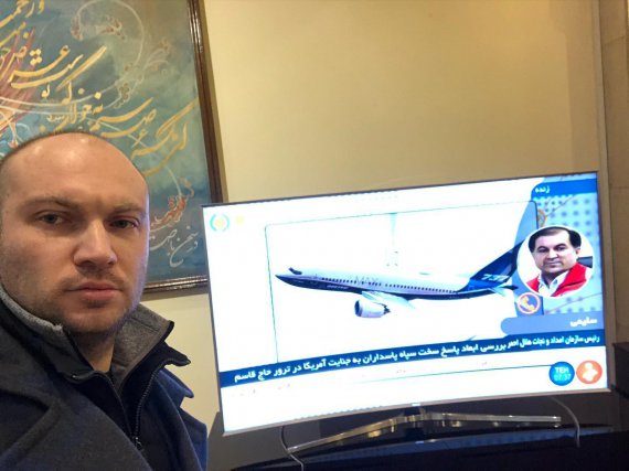 Український адвокат дивом врятувався від авіакатастрофи в Тегерані