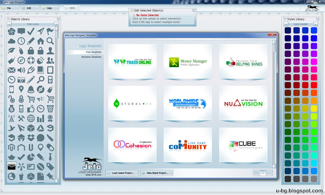 Jeta Logo Designer Free Edition програма за създаване на лого