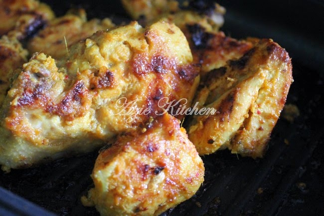 Ayam Bakar Berempah Kelantan Yang Sedap - Azie Kitchen