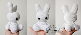 Krawka: Cute crochet bunny pattern by Krawka, free pattern rabbits bunnies 