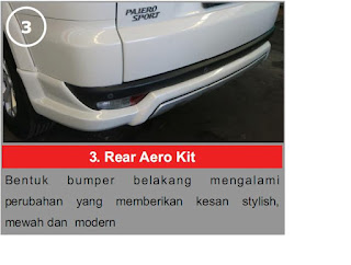 Rear Aero Kit Pajero Limited