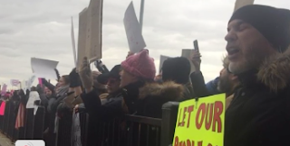 Michael Moore Live Streams Muslim Ban Protest At JFK, 'Shut This Place Down'