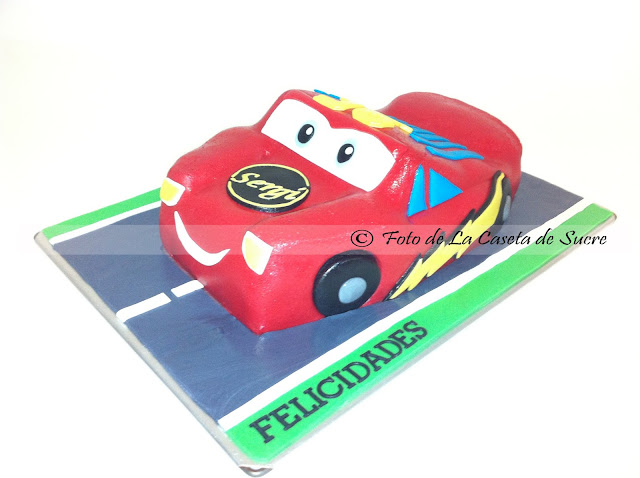 tarta rayo mcqueen