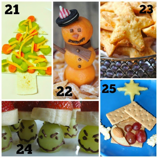 Healthy Holiday Snacks Collage 5