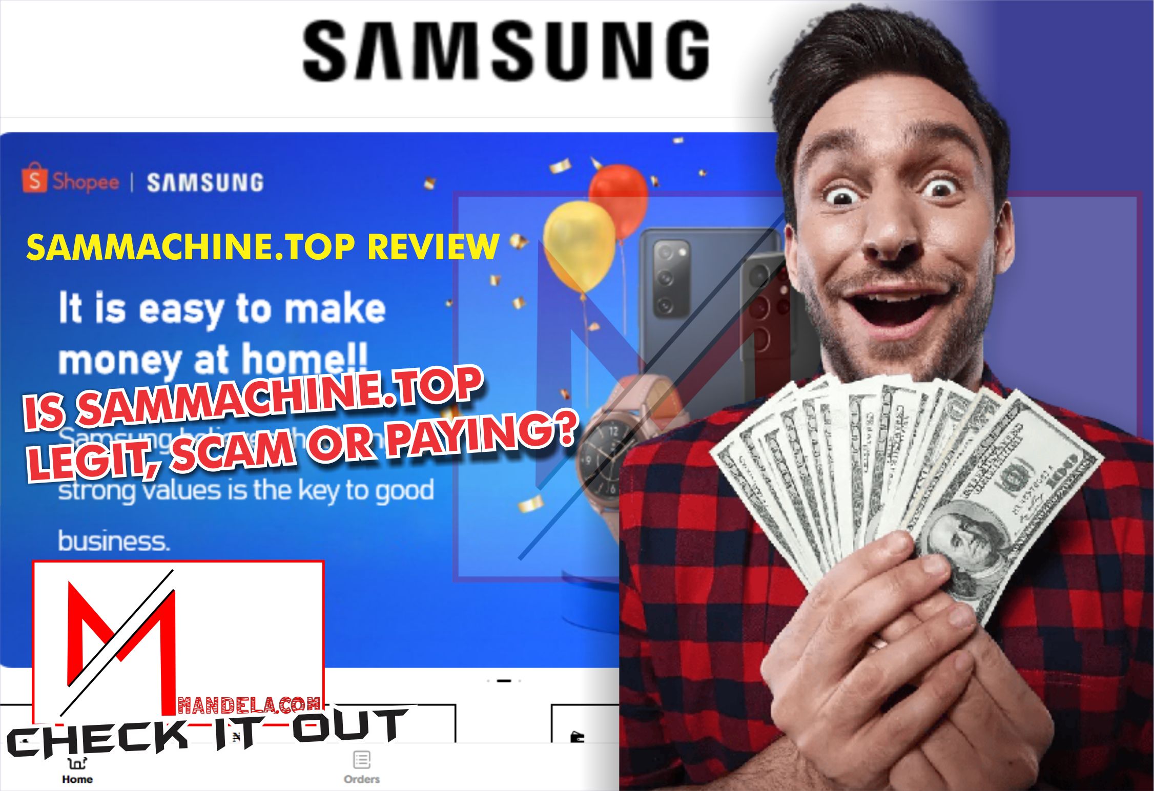 Sammachine.top Review (Sammachine.top Legit, Scam or Paying?)