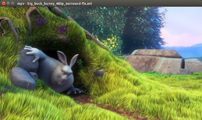 Big Buck Bunny playback