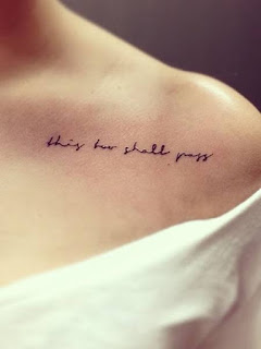 17 Inspirational Minimalist Quote Tattoos On The Chest