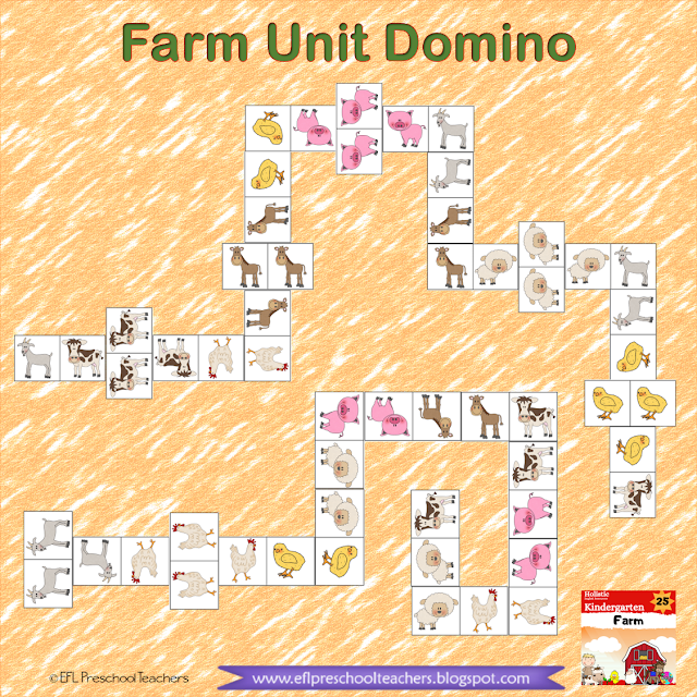 Farm Animals Domino