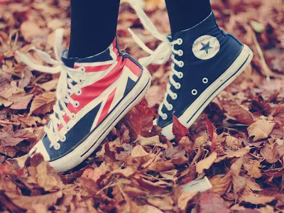 Converse All Star Shoes with England Flag  HD Desktop Wallpaper