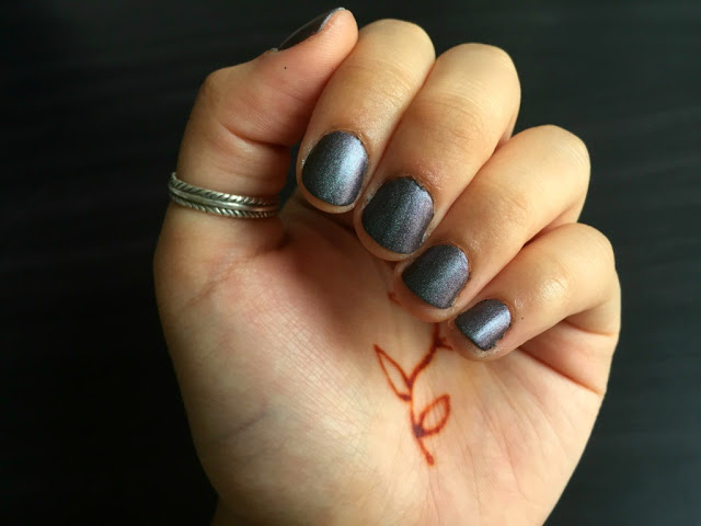 topshop matte metallic nails usual suspects