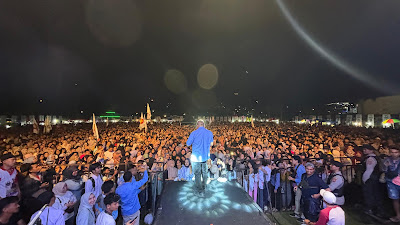 Konser Indonesia Maju Prabowo-Gibran di Kota Sawahlunto, Semarak dan Memukau