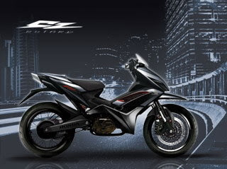 Gambar foto New sepeda motor Honda revo 110cc modifikasi 