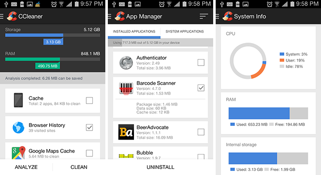 3 Aplikasi Cleaner Android Terbaik - ccleaner
