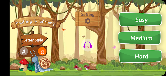 Spelling To Learn English Puzzle Game