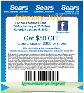 Free Printable Sears Coupons