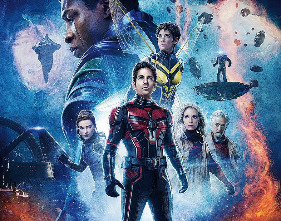 The theatrical poster for Ant-Man and the Wasp: Quantumania.