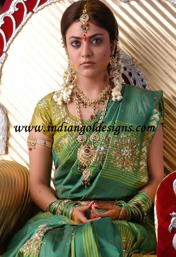 nisha agarwal in south indian bridal jewellery