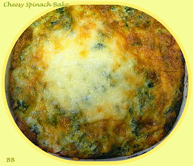 Cheesy Spinach Bake from Bizzy Bakes  