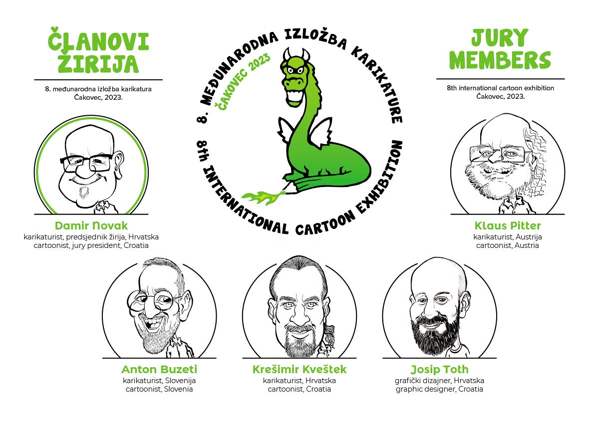 Jury of the 8th International Cartoon Exhibition, Čakovec