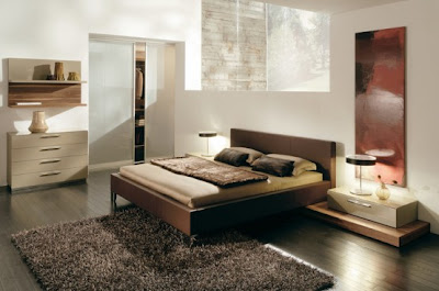 Warm Bedroom Decorating Ideas by Huelsta, brown bedroom, yellow  bedroom, luxury bedroom