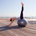 exercise ball yoga workout