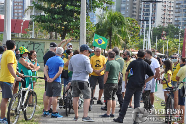 TRINCHEIRA PATRIÓTICA CHAMA E POVO PROTESTA COM CARREATA NA BAIXADA SANTISTA