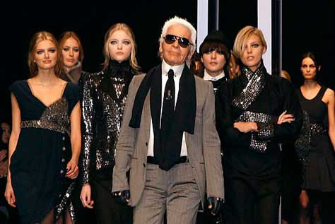 Karl Lagerfeld, desfile