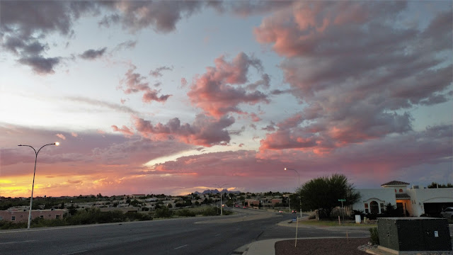 An evening walk in Las Cruces, New Mexico. August 2021. Credit: Mzuriana.