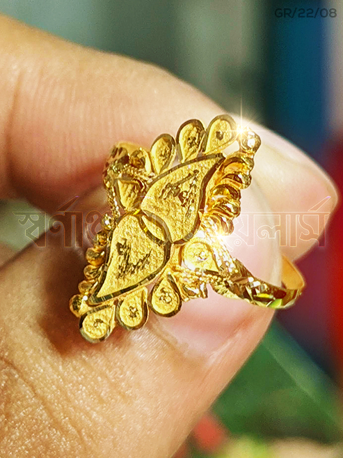 ৩ আনা ছেলেদের নতুন আংটি কিনুন (3 Ana/2.92 Gram Men Gold Ring) 18/21/22  Karat KDM Price in Bangladesh - Swarnanjali Jewellers BD