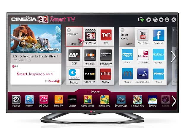 Smart TV  LG pantalla oscura 42LA6200