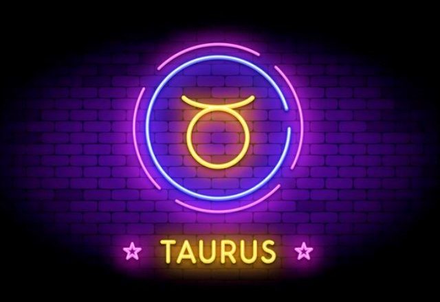 Taurus Neon Zodiac Signs : Free Astrology Wallpapers Background Images