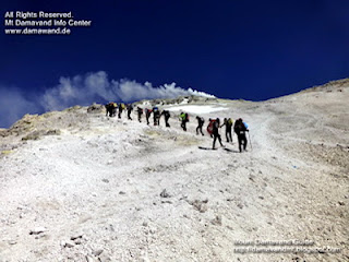 Tours for Hiking Trekking and Climbing Mount Damavand Iran