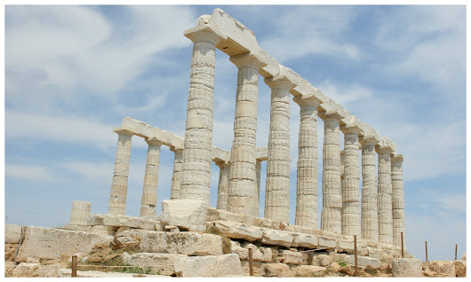 Temple of Poseidon, Sounion Kuil Yunani