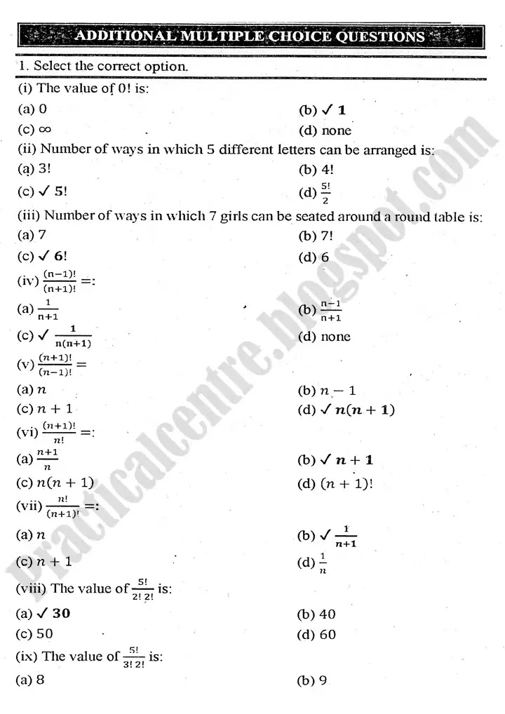 permutation,-combination-and-probability-multiple-choice-questions-1