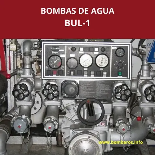 Bombas de agua de camiones de bomberos