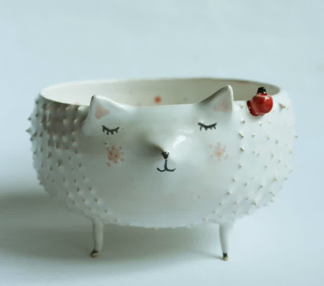 whimsical animal ceramic