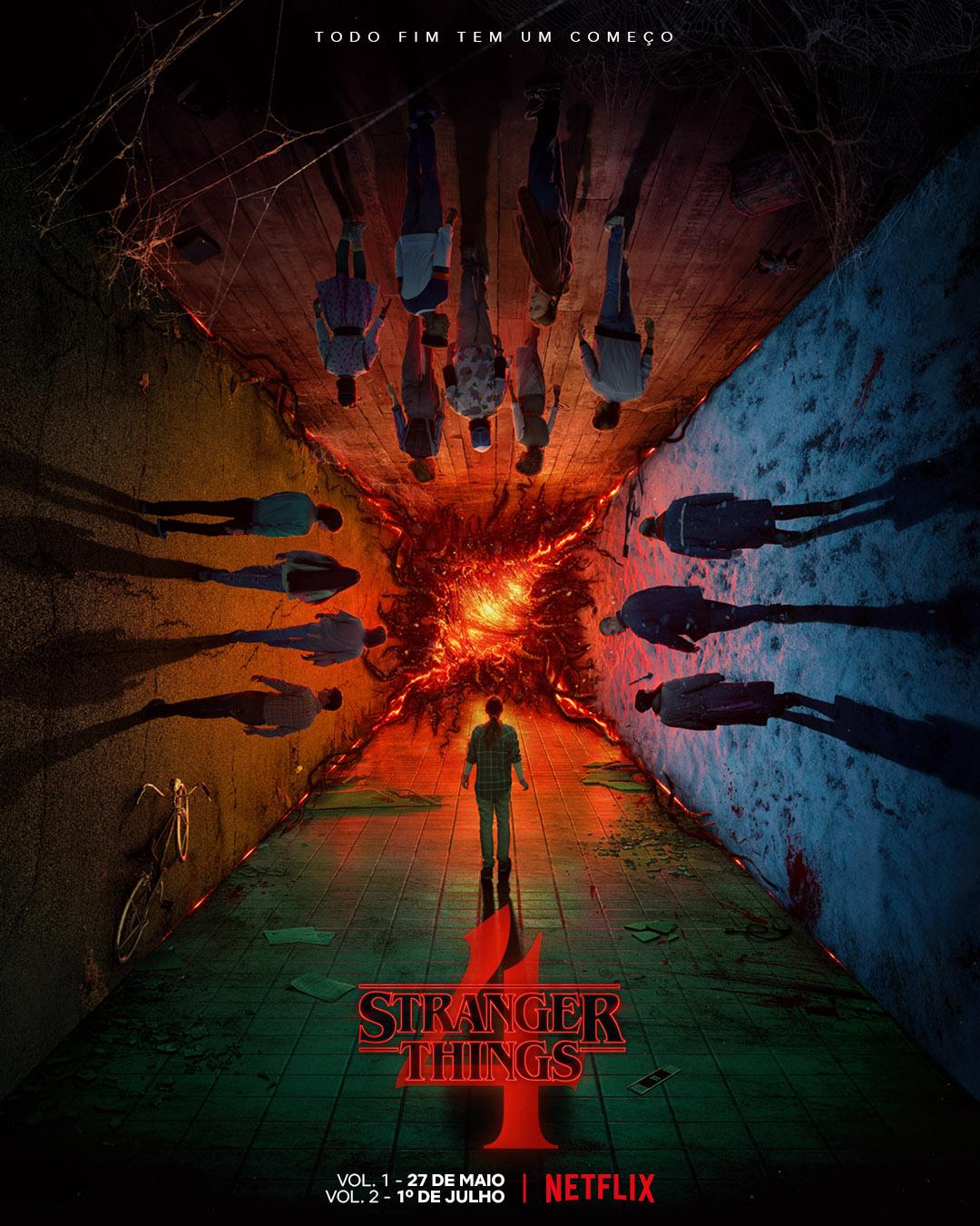 Stranger Things 4 temporada poster Stranger Things 4 temporada poster