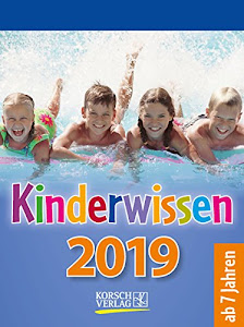 Kinderwissen 254619 2019: Tages-Abreisskalender für Kinder mit Wissen und neuen Spielen. I Aufstellbar I 12 x 16 cm