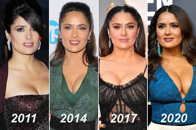 Salma Hayek Exposing Her BOOBS on Various Occasions