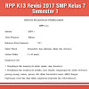 Rpp K13 Revisi 2017 Smp Kelas 7 Semester 1