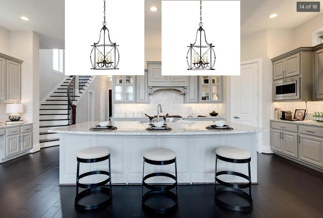 New Home Lighting Options-French Country-Traditional-Kitchen Island-Pendant Lighting-From My Front Porch To Yours
