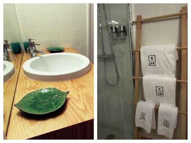 detalhes de uma casa de banho em apartamento turístico